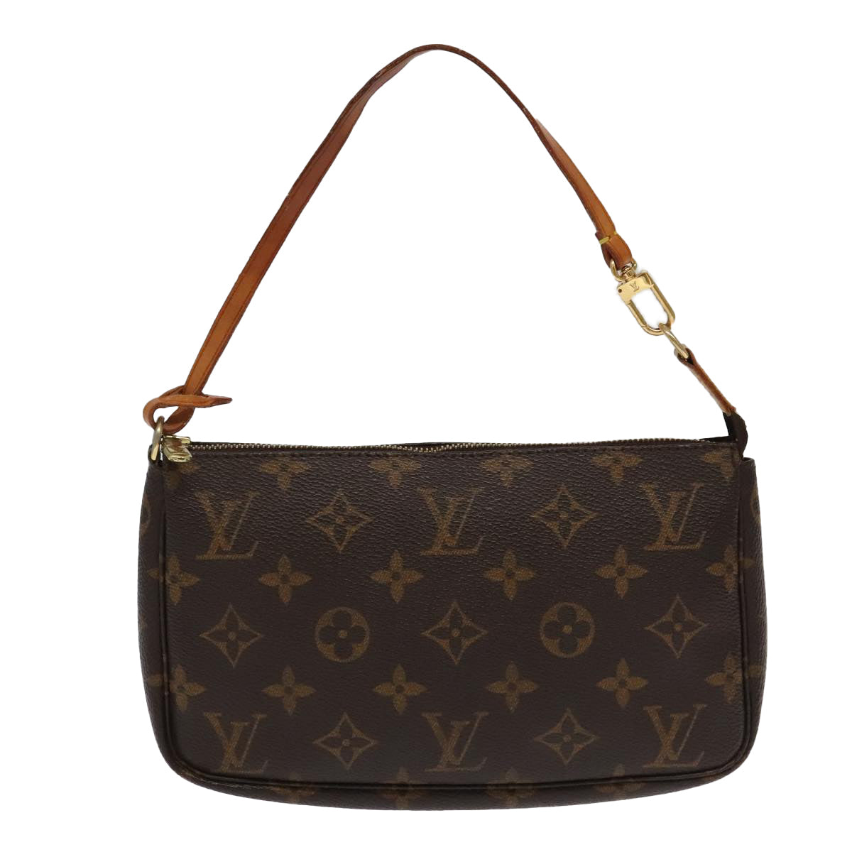 LOUIS VUITTON Monogram Pochette Accessoires Pouch M51980 LV Auth yk15678