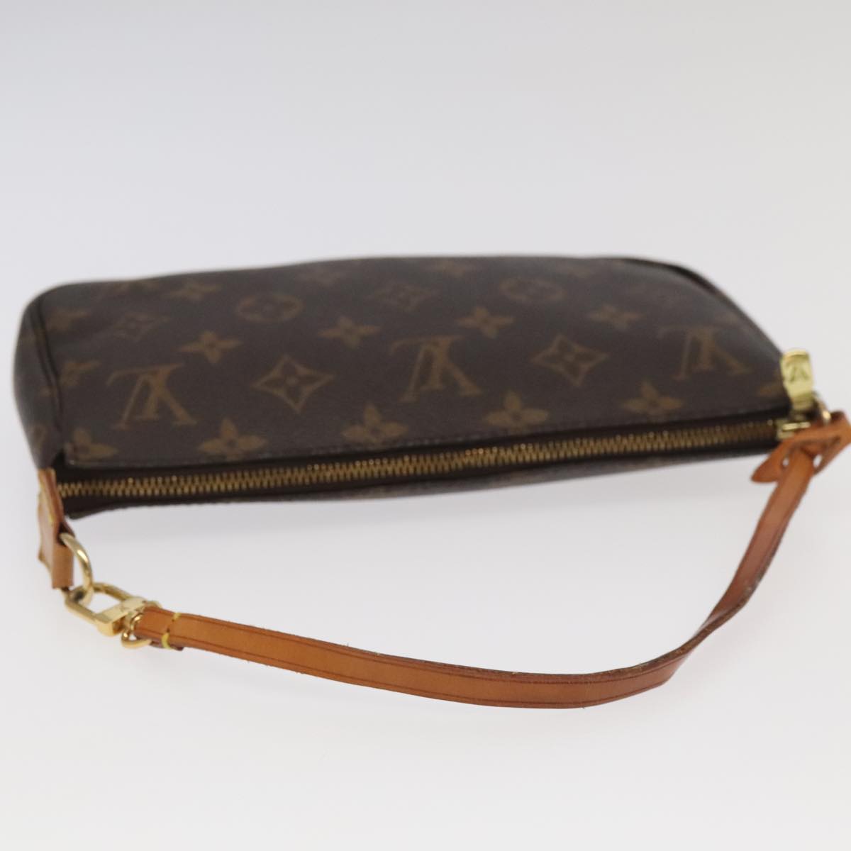 LOUIS VUITTON Monogram Pochette Accessoires Pouch M51980 LV Auth yk15678