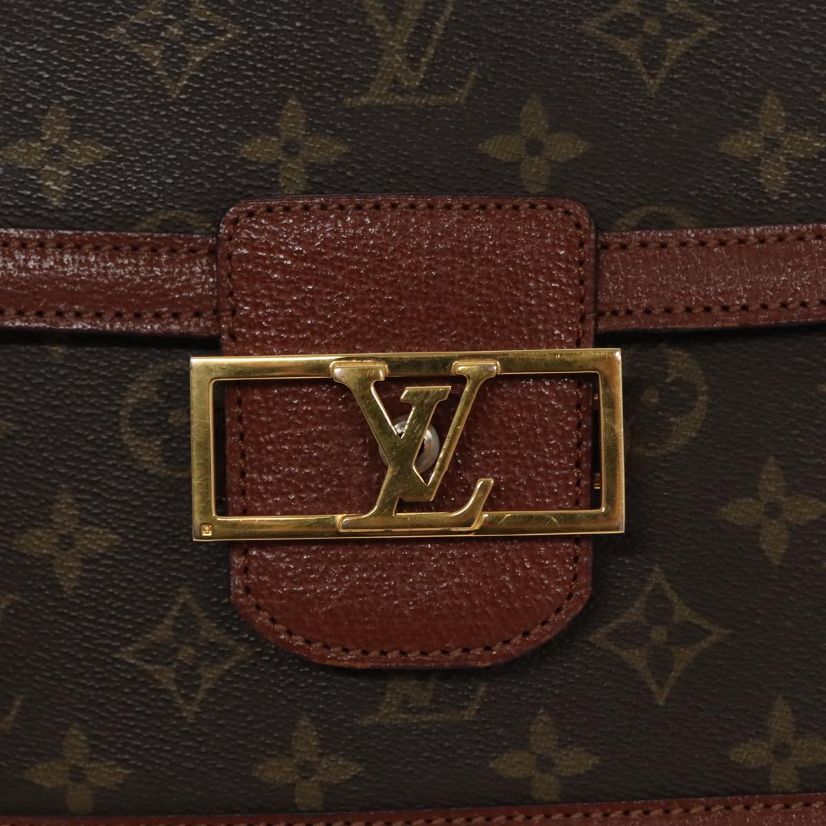 LOUIS VUITTON Monogram Sac Dauphine Shoulder Bag M51410 LV Auth yk15688