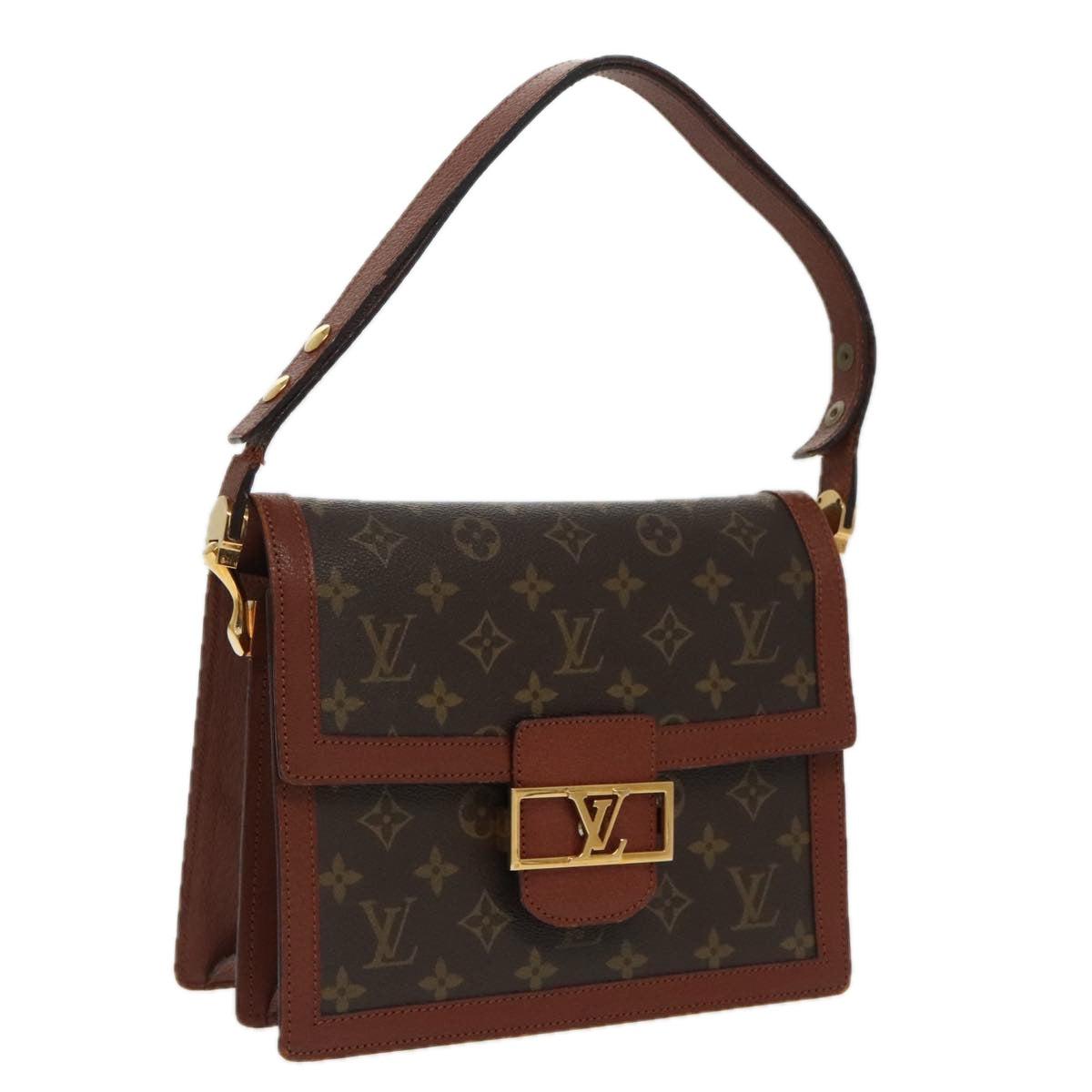 LOUIS VUITTON Monogram Sac Dauphine Shoulder Bag M51410 LV Auth yk15688