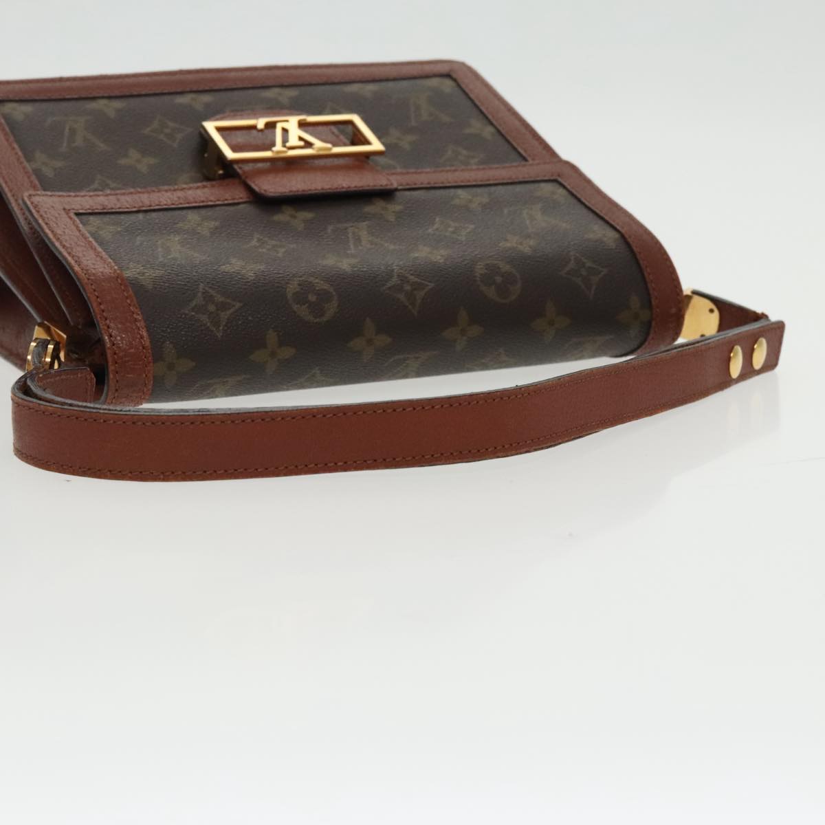 LOUIS VUITTON Monogram Sac Dauphine Shoulder Bag M51410 LV Auth yk15688