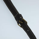 LOUIS VUITTON Monogram Mini Lin Saumur PM Bag Brown Ebene M95227 LV Auth yk15698-8