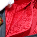 Christian Dior Canage Hand Bag Nylon Black Gold Auth yk15712-19