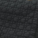 Christian Dior Canage Handtasche Nylon Schwarz Gold Auth yk15712-22