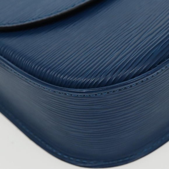 LOUIS VUITTON Epi Saint Cloud GM Shoulder Bag Toledo Blue M52195 LV Auth yk15714V