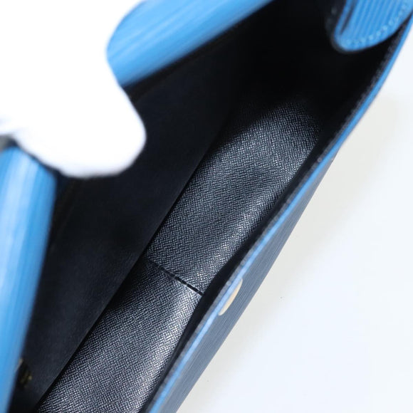 LOUIS VUITTON Epi Saint Cloud GM Shoulder Bag Toledo Blue M52195 LV Auth yk15714V