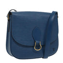 LOUIS VUITTON Epi Saint Cloud GM Shoulder Bag Toledo Blue M52195 LV Auth yk15714V-1