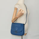 LOUIS VUITTON Epi Saint Cloud GM Shoulder Bag Toledo Blue M52195 LV Auth yk15714V-25