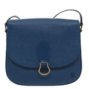 LOUIS VUITTON Epi Saint Cloud GM Shoulder Bag Toledo Blue M52195 LV Auth yk15714V-13