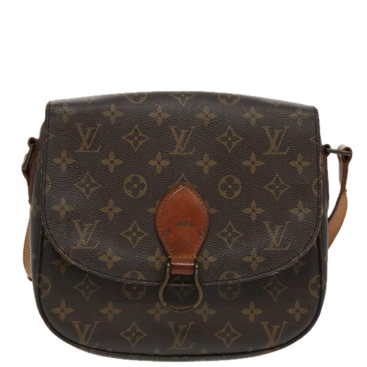 LOUIS VUITTON Monogram Saint Cloud GM Shoulder Bag M51242 LV Auth yk15729