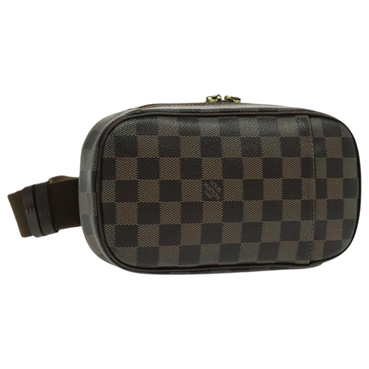 LOUIS VUITTON Damier Ebene Pochette Gange Shoulder Bag SPO N48048 Auth yk15731