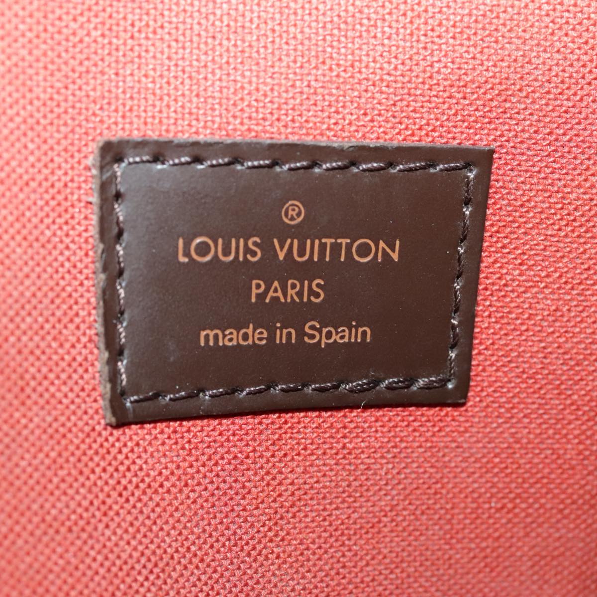 LOUIS VUITTON Damier Ebene Pochette Gange Shoulder Bag SPO N48048 Auth yk15731