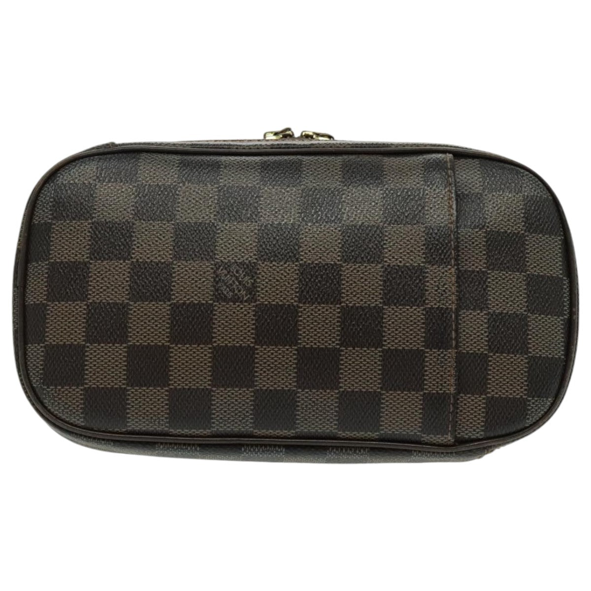 LOUIS VUITTON Damier Ebene Pochette Gange Shoulder Bag SPO N48048 Auth yk15731