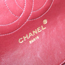 CHANEL Matelasse Turn Lock Chain Hand Bag Lamb Skin Black Gold CC Auth yk15738AV-19