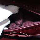 CHANEL Matelasse Turn Lock Chain Hand Bag Lamb Skin Black Gold CC Auth yk15738AV-23