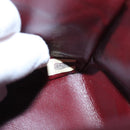 CHANEL Matelasse Turn Lock Chain Hand Bag Lamb Skin Black Gold CC Auth yk15738AV-11