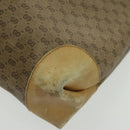 GUCCI Micro GG Canvas Tote Bag PVC Leather Beige Auth yk15747-14