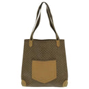 GUCCI Micro GG Canvas Tote Bag PVC Leather Beige Auth yk15747-13