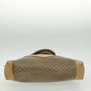 GUCCI Micro GG Canvas Tote Bag PVC Leather Beige Auth yk15747-5
