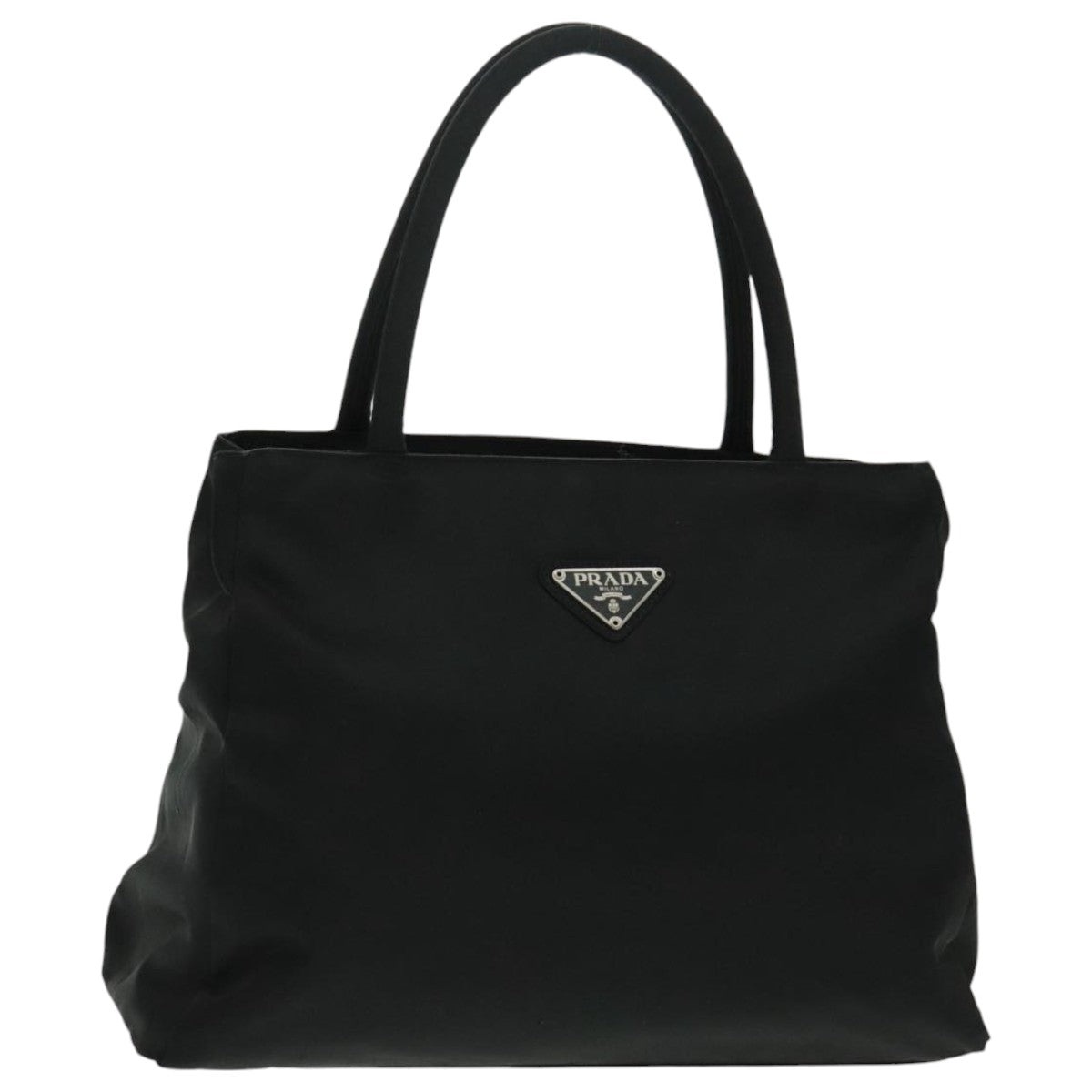 PRADA Hand Bag Nylon Black Auth yk15748