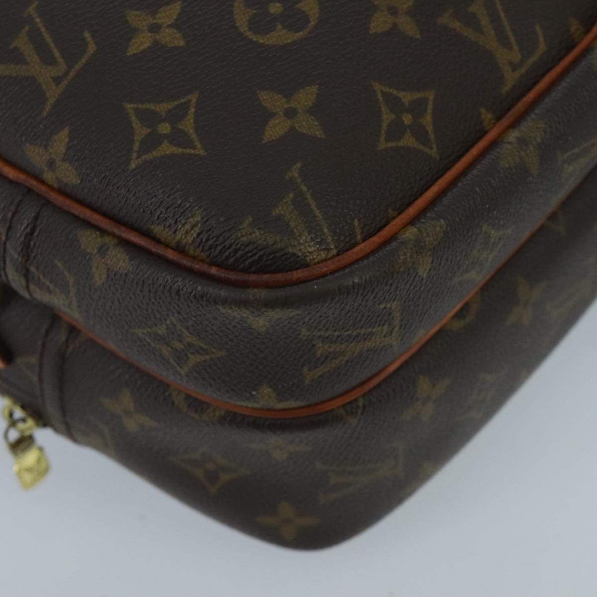 LOUIS VUITTON Monogram Reporter PM Shoulder Bag M45254 LV Auth yk15752