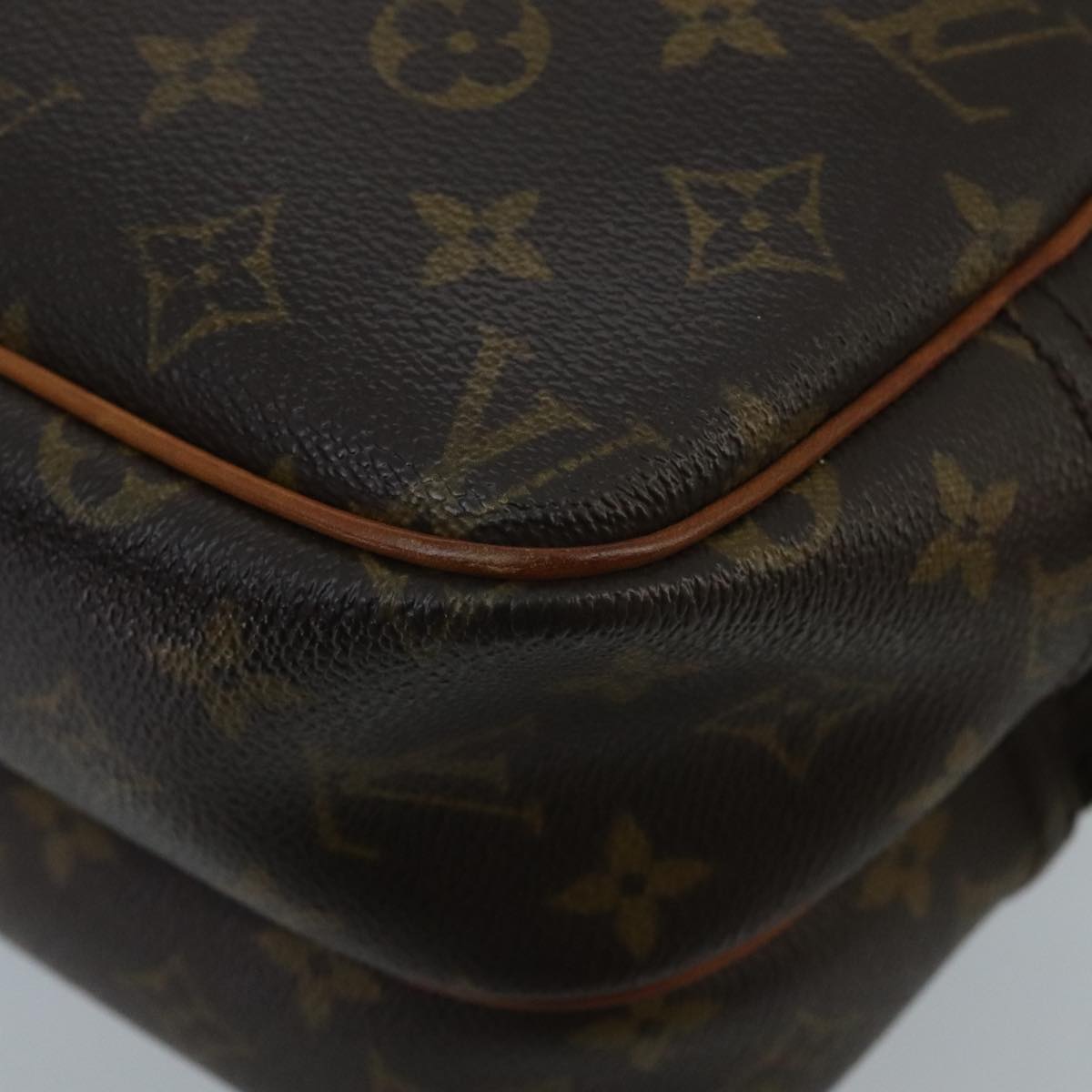 LOUIS VUITTON Monogram Reporter PM Shoulder Bag M45254 LV Auth yk15752