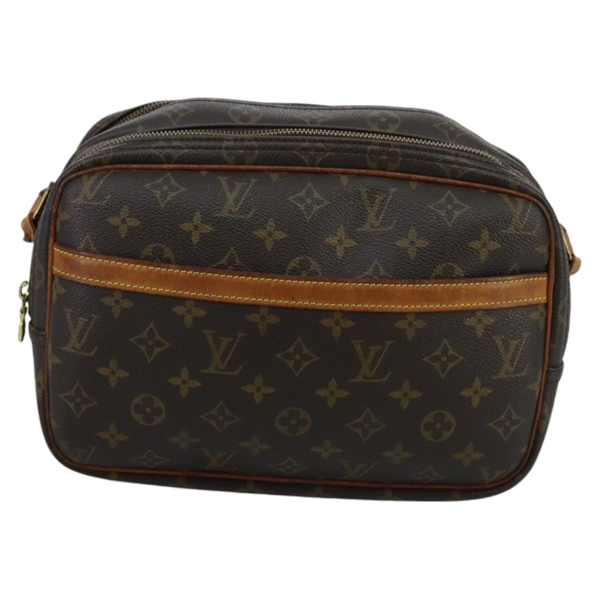 LOUIS VUITTON Monogram Reporter PM Shoulder Bag M45254 LV Auth yk15752