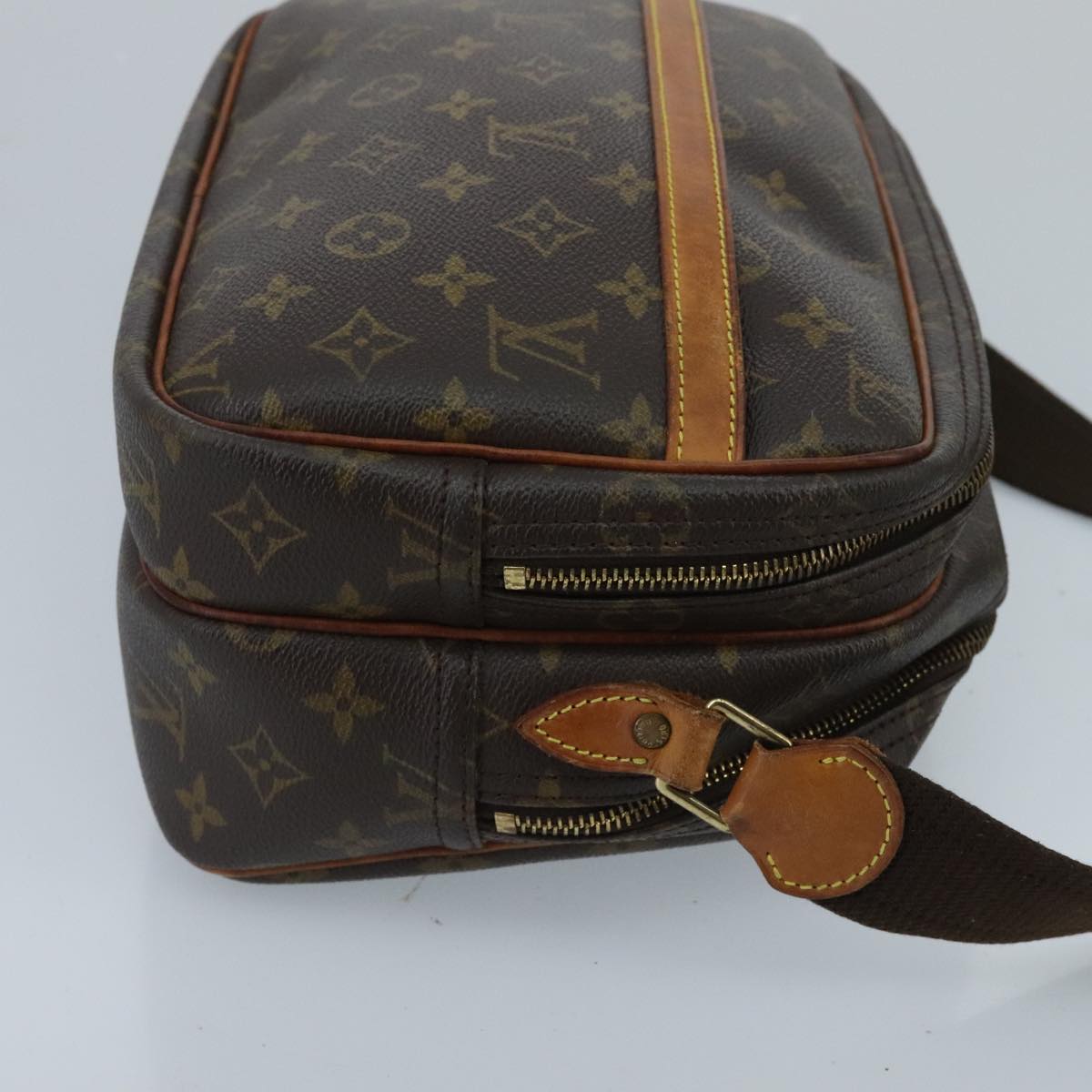 LOUIS VUITTON Monogram Reporter PM Shoulder Bag M45254 LV Auth yk15752