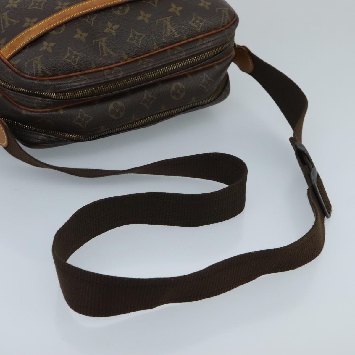 LOUIS VUITTON Monogram Reporter PM Shoulder Bag M45254 LV Auth yk15752