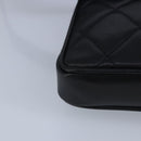 CHANEL Matelasse Waist bag Leather Black CC Auth yk15762-12