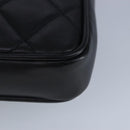 CHANEL Matelasse Waist bag Leather Black CC Auth yk15762-13