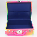 LOUIS VUITTON Taurillon Illusion Cotoville 40 Trunk Multicolor LV Auth yk15763S-10