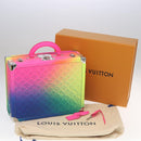LOUIS VUITTON Taurillon Illusion Cotoville 40 Trunk Multicolor LV Auth yk15763S-12