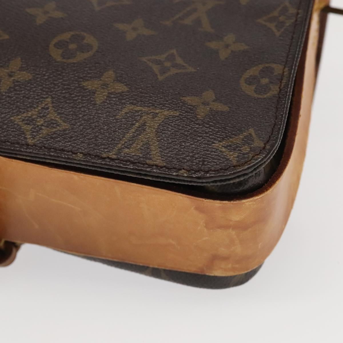 LOUIS VUITTON Monogram Cartouchiere MM Shoulder Bag M51253 LV Auth yk15769