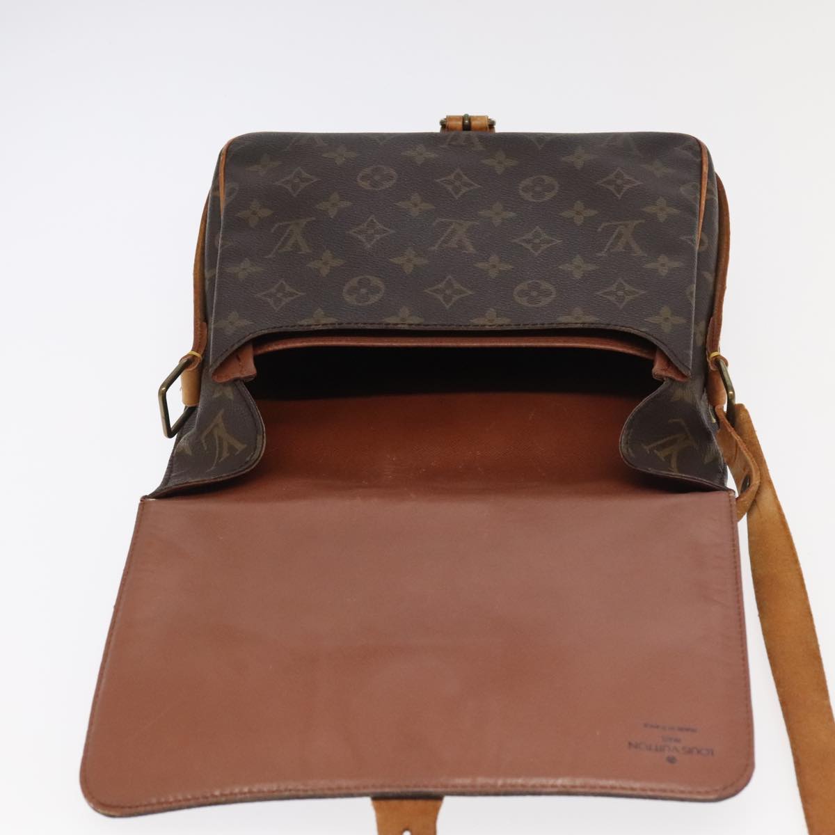 LOUIS VUITTON Monogram Cartouchiere MM Shoulder Bag M51253 LV Auth yk15769