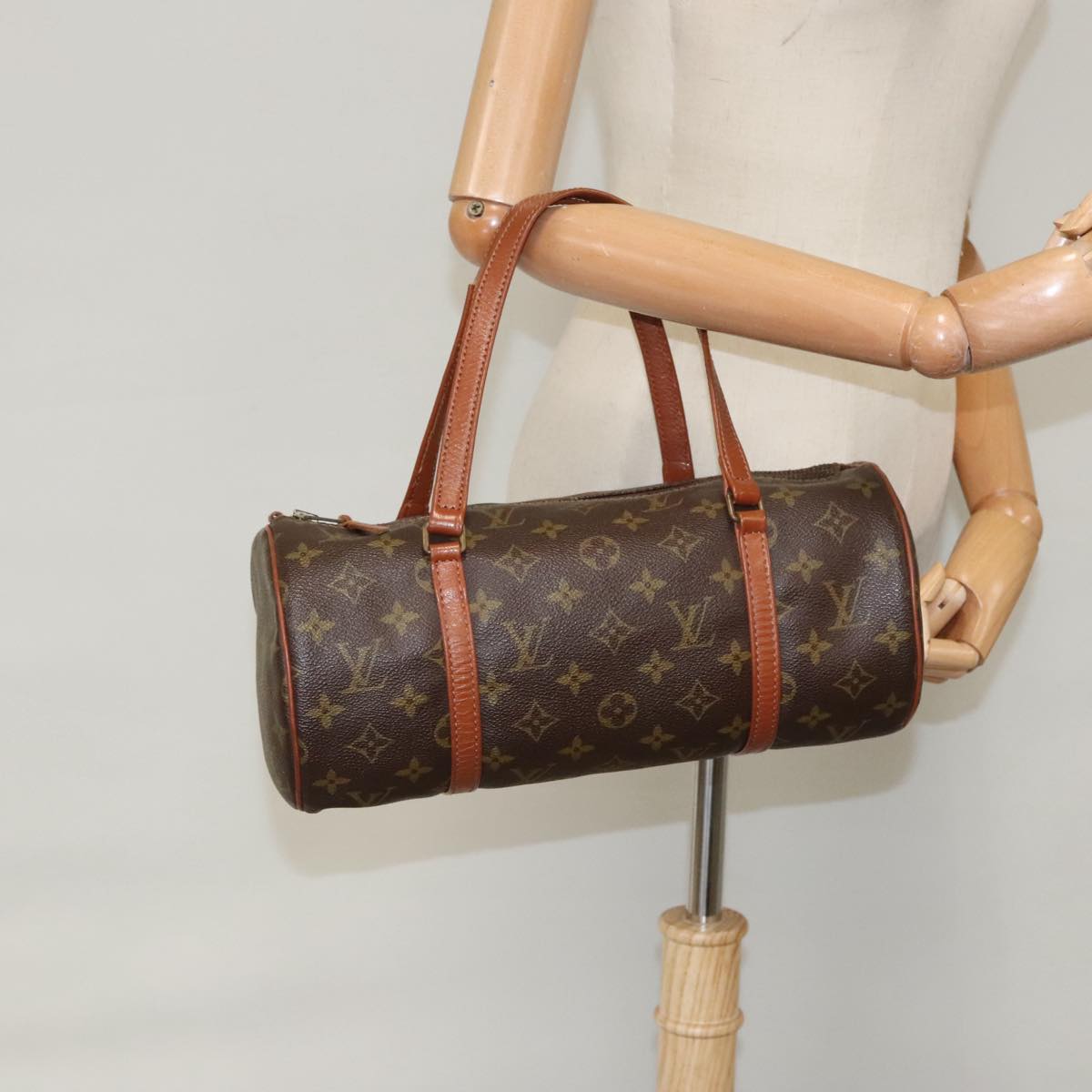 LOUIS VUITTON Monogram Papillon 30 Hand Bag Old model M51385 LV Auth yk15780