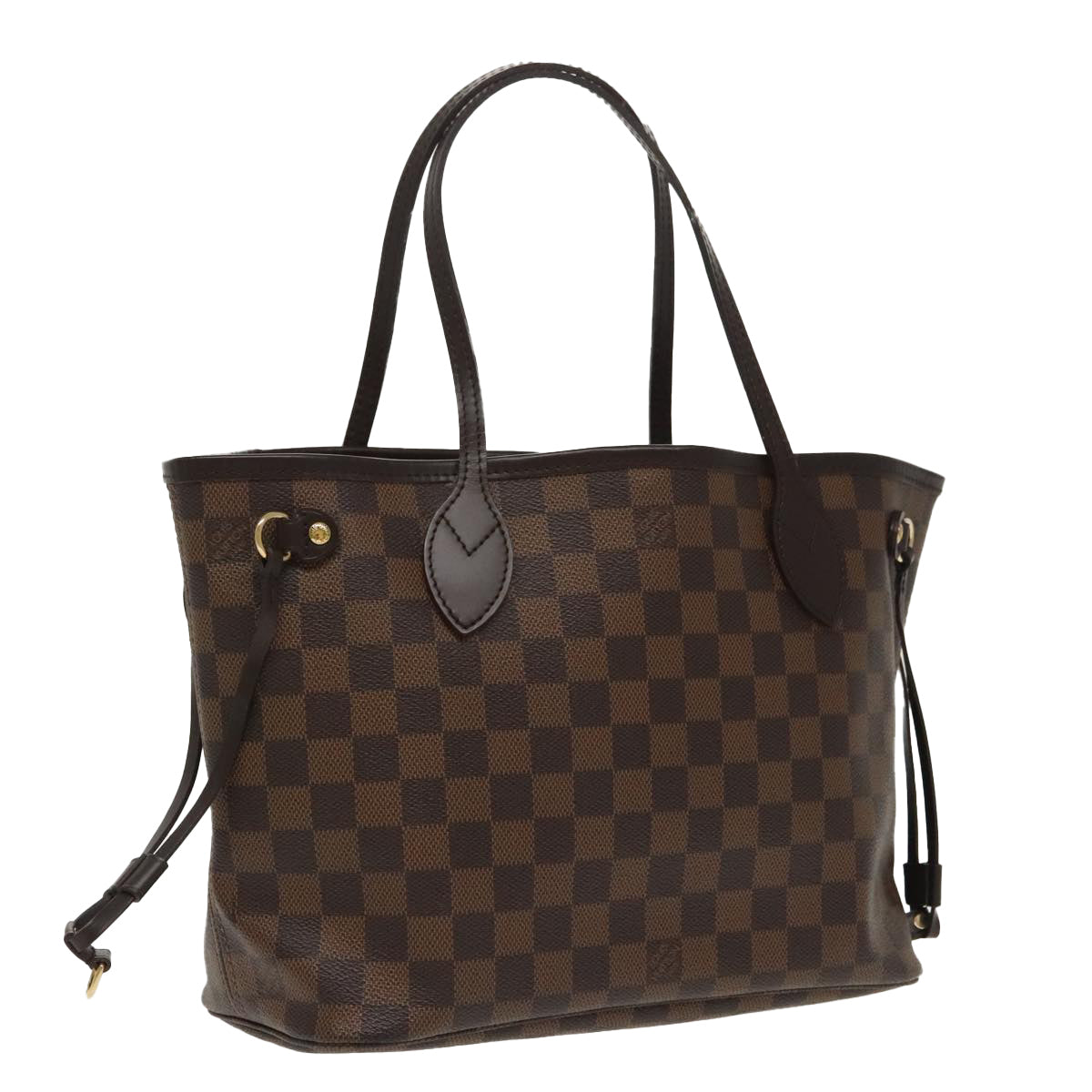 LOUIS VUITTON Damier Ebene Neverfull PM Tote Bag N51109 LV Auth yk15790