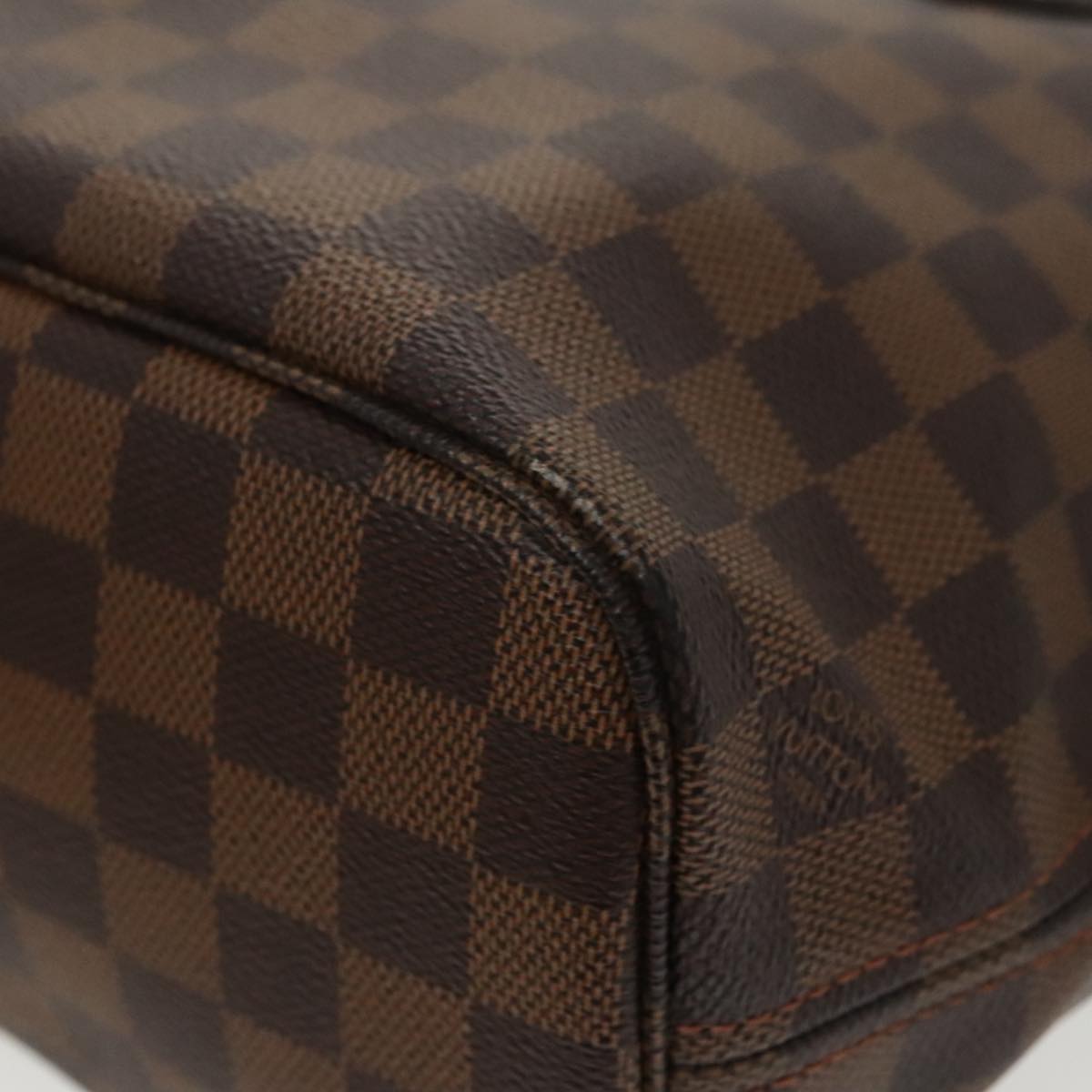 LOUIS VUITTON Damier Ebene Neverfull PM Tote Bag N51109 LV Auth yk15790