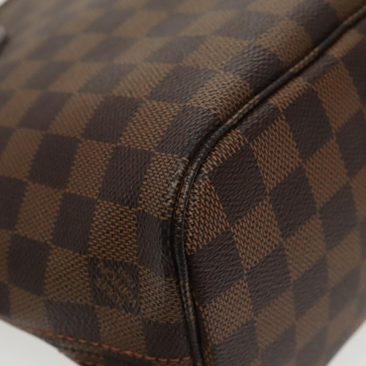 LOUIS VUITTON Damier Ebene Neverfull PM Tote Bag N51109 LV Auth yk15790