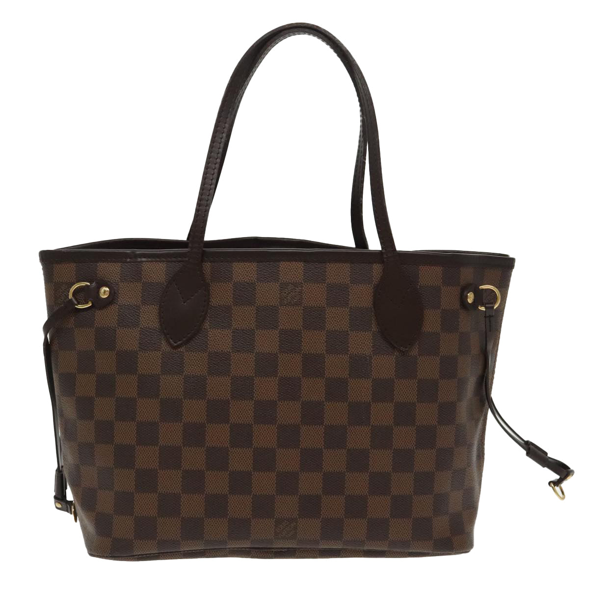 LOUIS VUITTON Damier Ebene Neverfull PM Tote Bag N51109 LV Auth yk15790 - 0