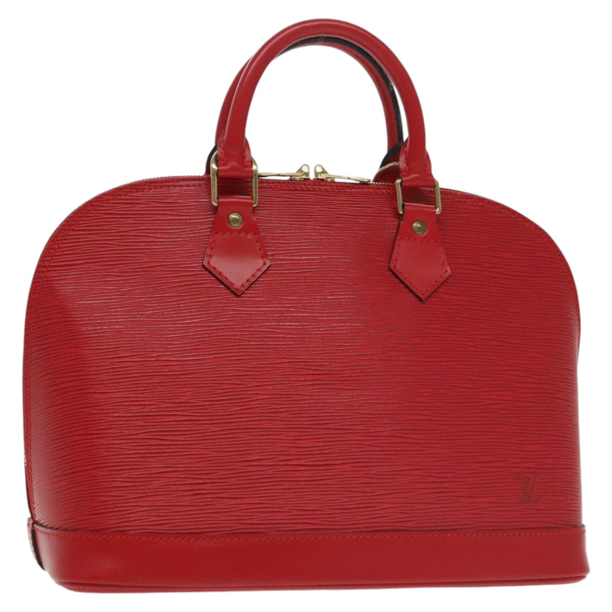 LOUIS VUITTON Epi Alma Hand Bag Castilian Red M52147 LV Auth yk15791