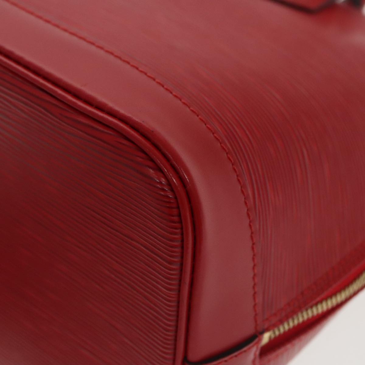 LOUIS VUITTON Epi Alma Hand Bag Castilian Red M52147 LV Auth yk15791