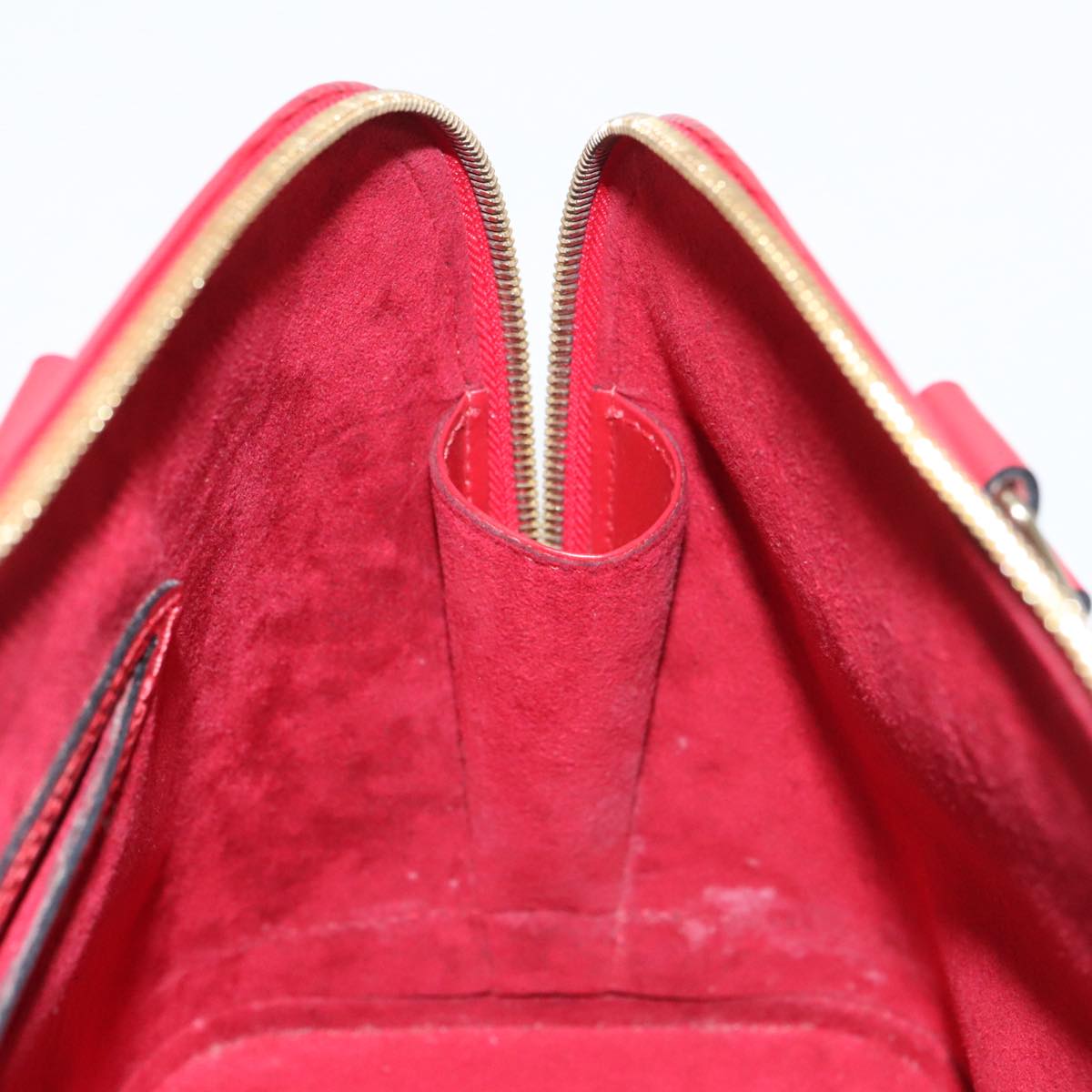 LOUIS VUITTON Epi Alma Hand Bag Castilian Red M52147 LV Auth yk15791