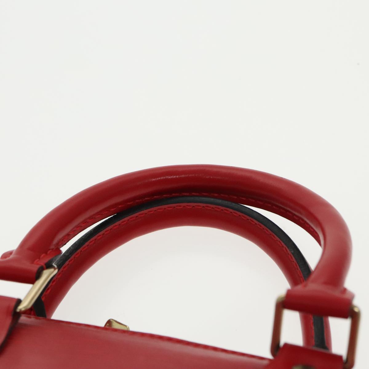 LOUIS VUITTON Epi Alma Hand Bag Castilian Red M52147 LV Auth yk15791