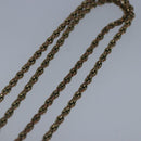 Christian Dior Necklace metal Gold Auth yk15810-6