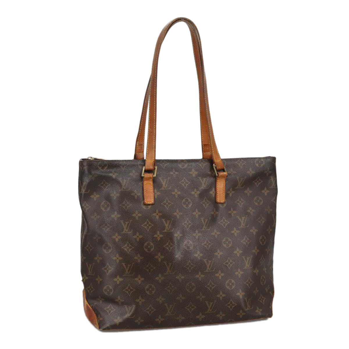 LOUIS VUITTON Monogram Cabas Mezzo Tote Bag M51151 LV Auth yk15853