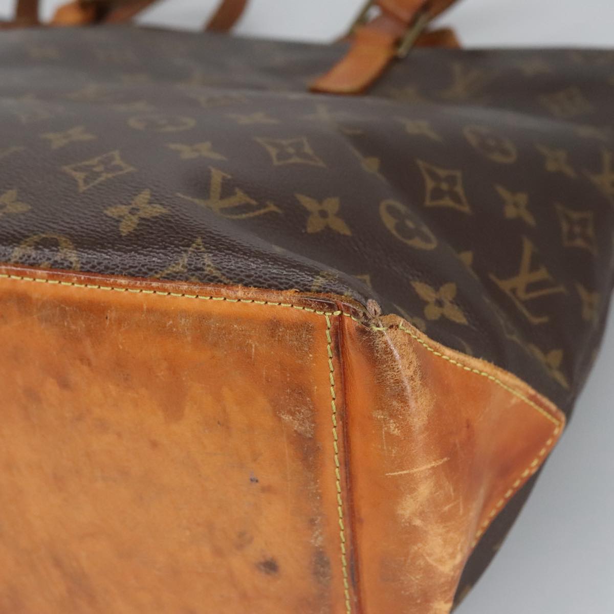 LOUIS VUITTON Monogram Cabas Mezzo Tote Bag M51151 LV Auth yk15853