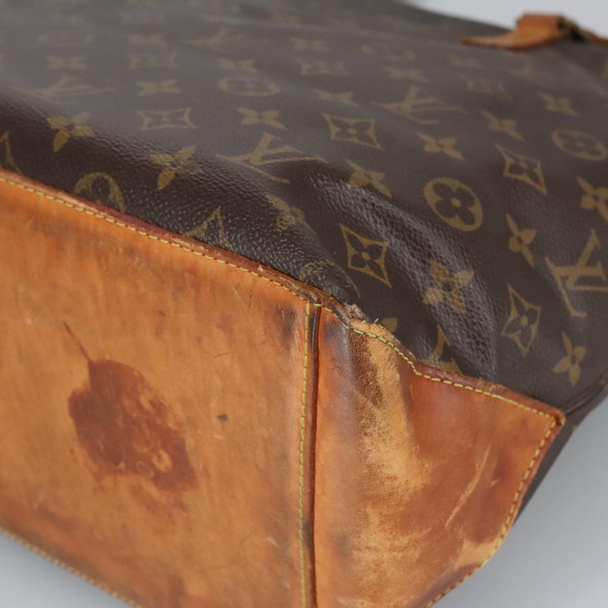 LOUIS VUITTON Monogram Cabas Mezzo Tote Bag M51151 LV Auth yk15853