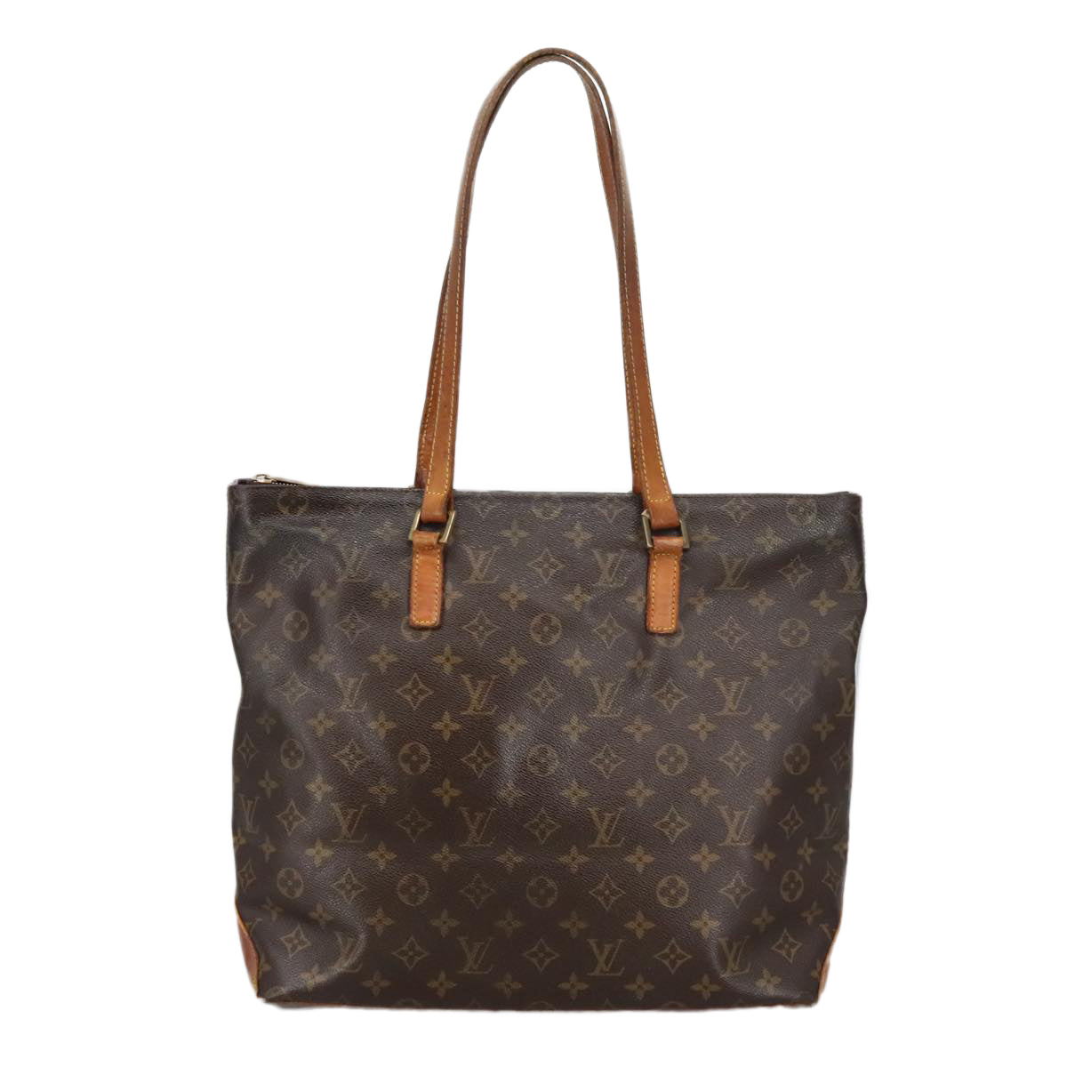 LOUIS VUITTON Monogram Cabas Mezzo Tote Bag M51151 LV Auth yk15853