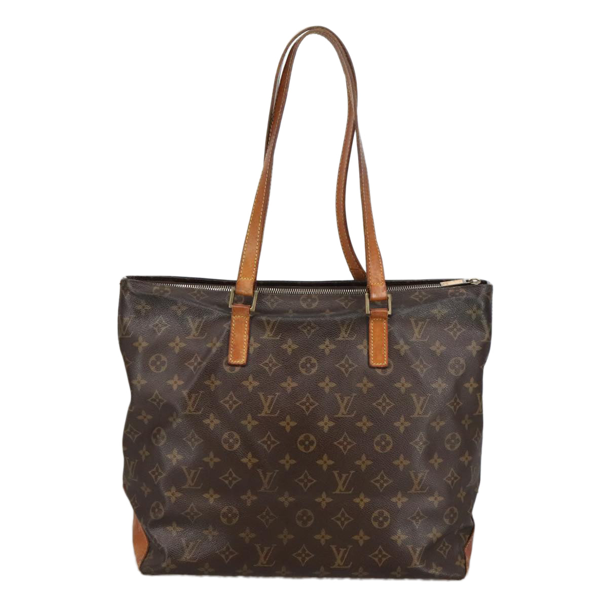 LOUIS VUITTON Monogram Cabas Mezzo Tote Bag M51151 LV Auth yk15853 - 0